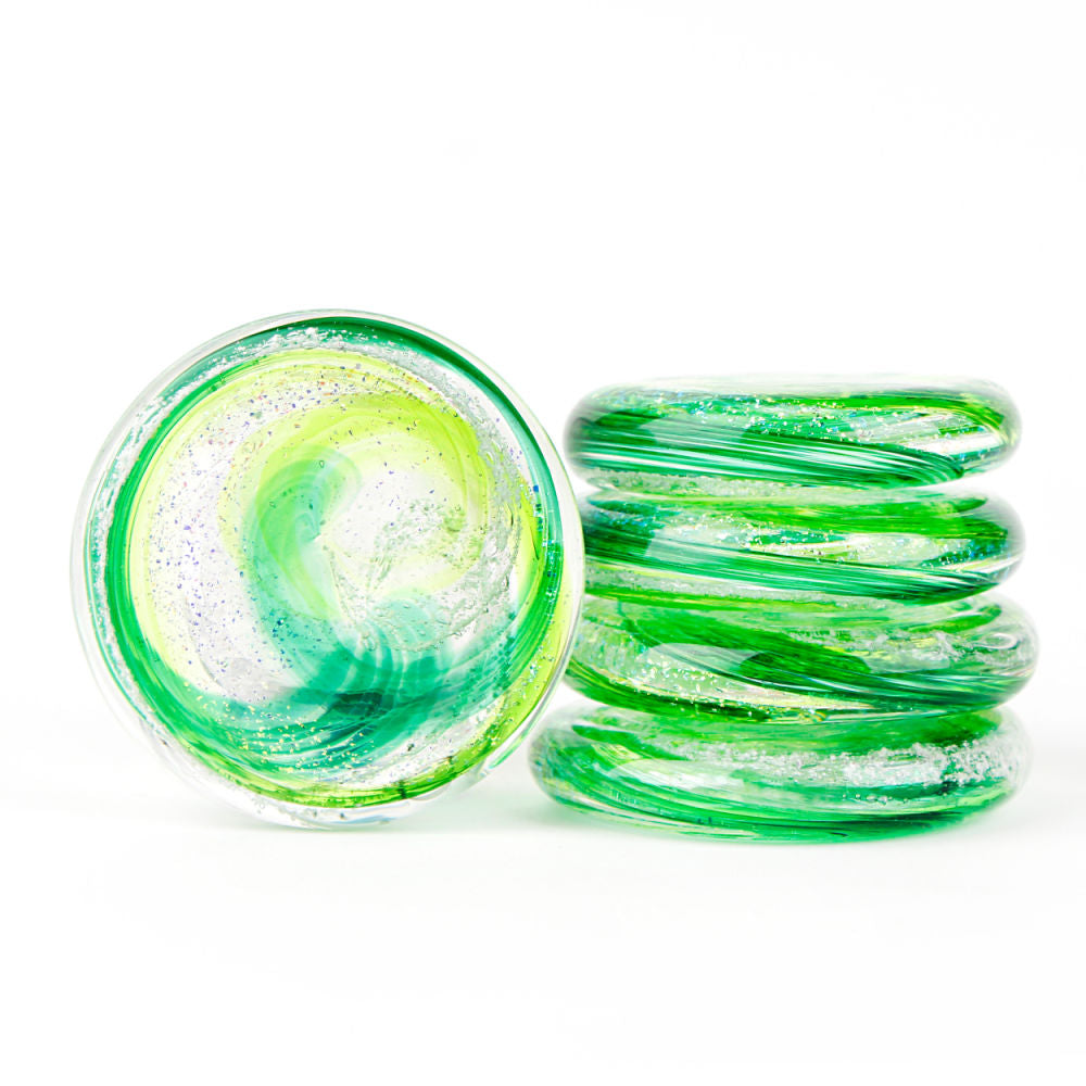 Living Glass Touchstones - Green Farewells