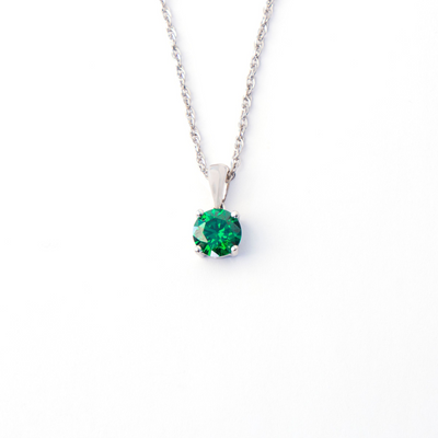 Birthstone Pendant - Green Farewells