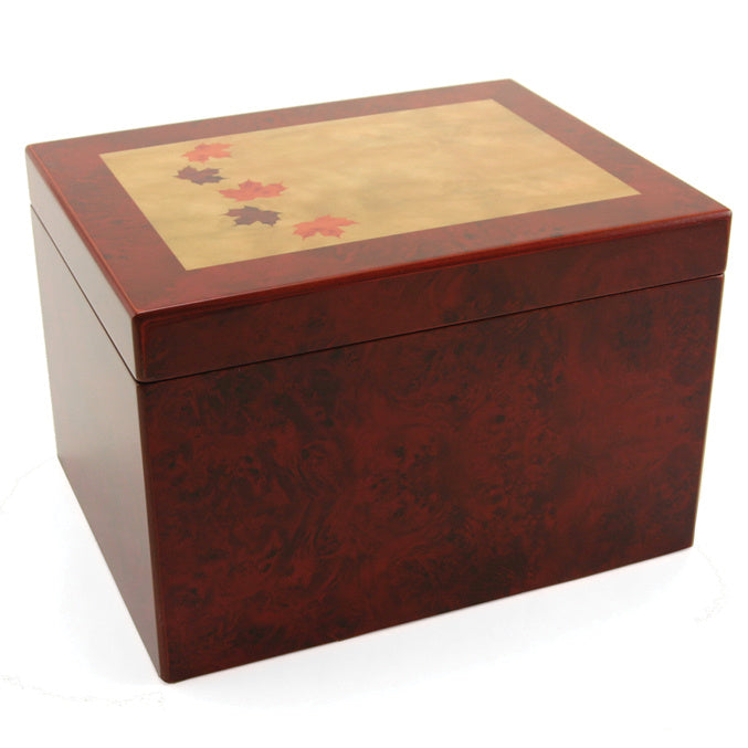 Autumn Leaves Memory Chest - Green Farewells