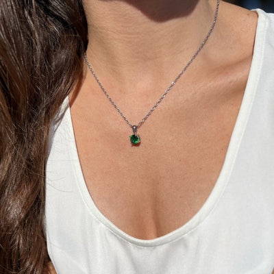 Birthstone Pendant - Green Farewells