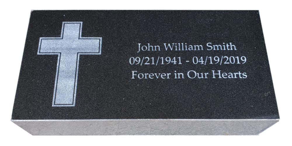 Granite Memorial Stone - Green Farewells