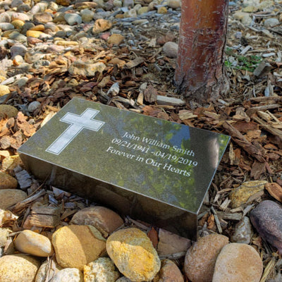 Granite Memorial Stone - Green Farewells